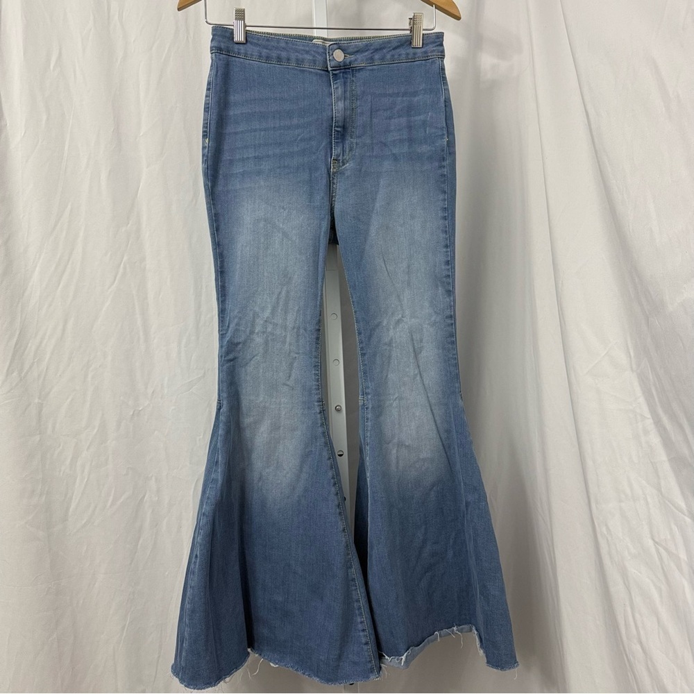 We The Free Just Float On Flare Blue Jeans Women's Size 27